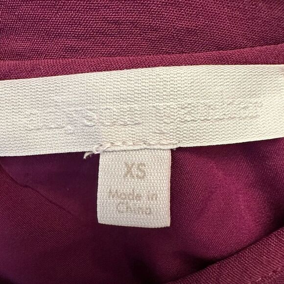 Adyson Parker Tiered Sleeveless Scoop Neck Lined Tank Purple Maxi Dress Size XS - Picture 4 of 5